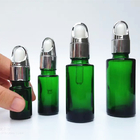 Luxury Empty 15ml 30ml Glass Face Oil Serum Bottle Packaging Cosmetic Pump Bottle