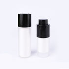 Matte Round Skincare Airless Cosmetic Bottles Eco Friendly