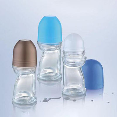 Natural 10ml Round Glass Roller Ball Bottles Perfume Oil Containers