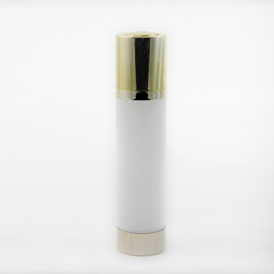 Pink PMMA Personal Care Cosmetic Bottle With Overcap 1oz 30ml