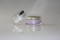 ABS 20g Acrylic Custom Plastic Packaging Irregular Cosmetic Cream Jar with Lids
