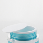 15G luxury Waist Empty Plastic Blue Jar for Skin Care Cream Container Acrylic Cream Jar