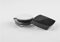 Cosmetic Packaging 30g Black Square Acrylic Plastic Cream Container Jar for Uv gel jars