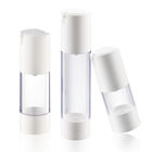 Luxury Plastic Airless Cosmetic Bottles 30ml 50ml 80ml Silkscreen Print